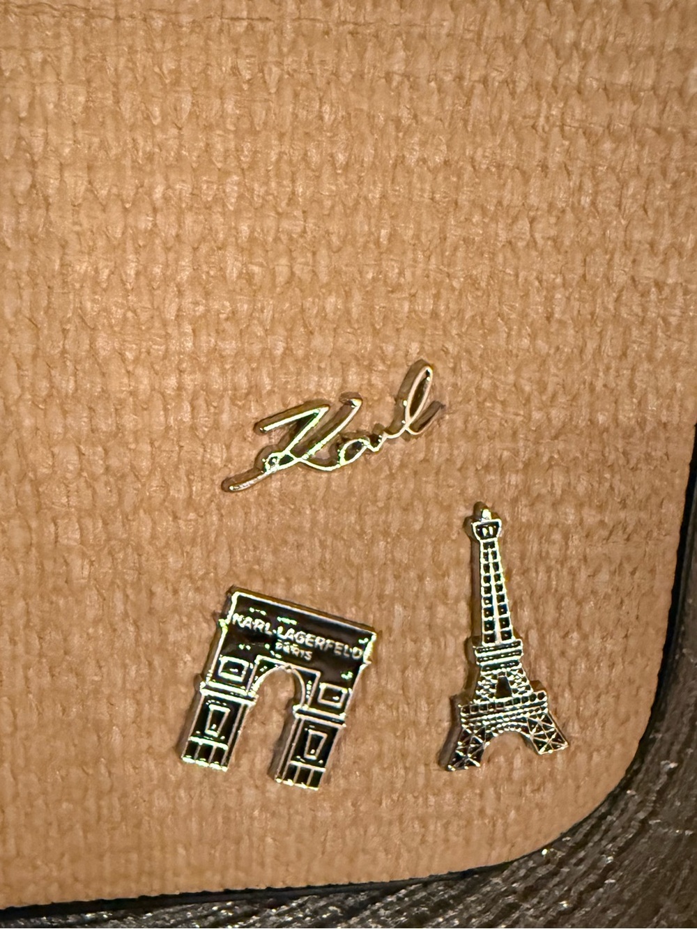 Kar! Lagerfeld Paris Maybelle crossbody camera bag w/Paris embellishments - Picture 7 of 12